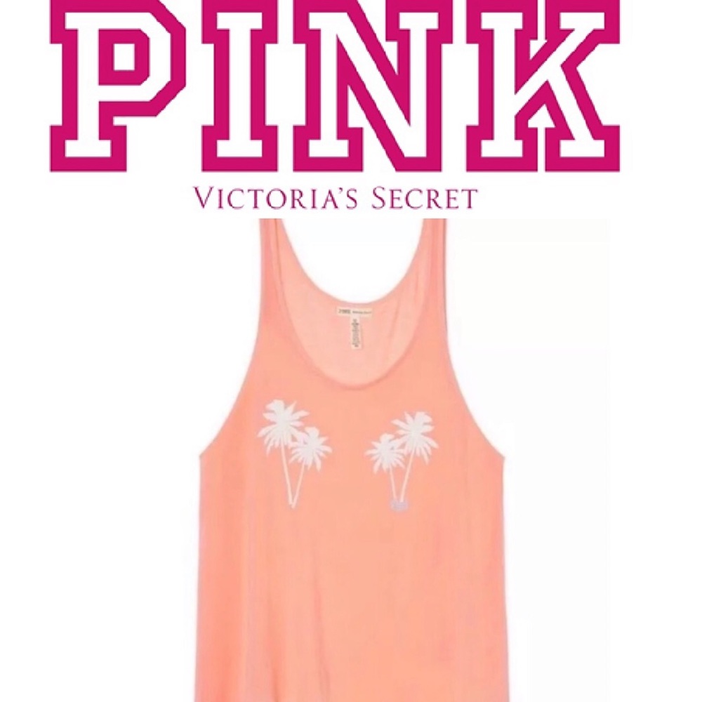 Victoria’s Secret PINK palm tree tank top